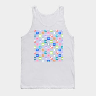 Foreign language pattern Tank Top